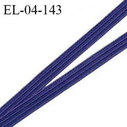 Elastique 4 mm spécial lingerie et couture couleur bleu marine grande marque fabriqué en France élastique très souple