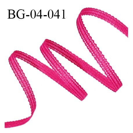 Droit fil à plat 4 mm spécial lingerie et couture du prêt-à-porter polyester couleur rose grande marque fabriqué en France