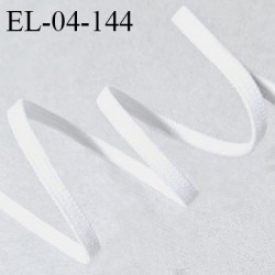 Elastique lingerie 4 mm respirant couleur écru largeur 4 mm fabriqué en France allongement +180% prix au mètre