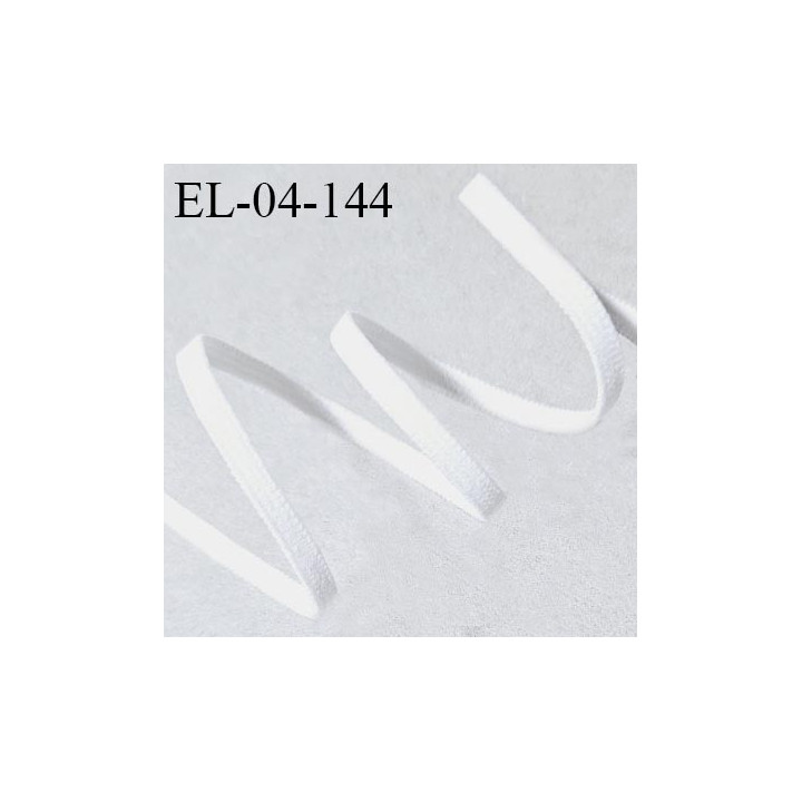 Elastique lingerie 4 mm respirant couleur écru largeur 4 mm fabriqué en France allongement +180% prix au mètre