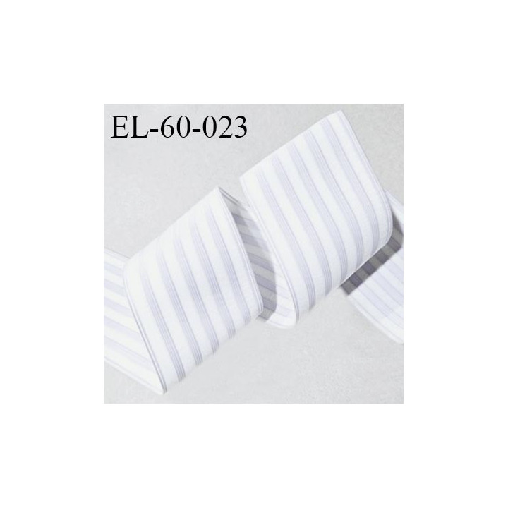 Elastique polygomme 60 mm couleur naturel haut de gamme smock séchage rapide largeur 60 mm prix au mètre