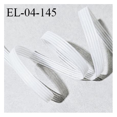 Elastique 4 mm spécial lingerie et couture couleur blanc élastique fin et très souple largeur 4 mm