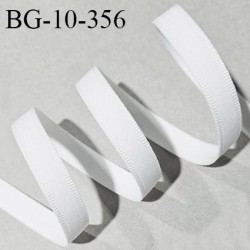 Devant bretelle 10 mm couleur blanc largeur 10 mm fabriqué en France prix au mètre