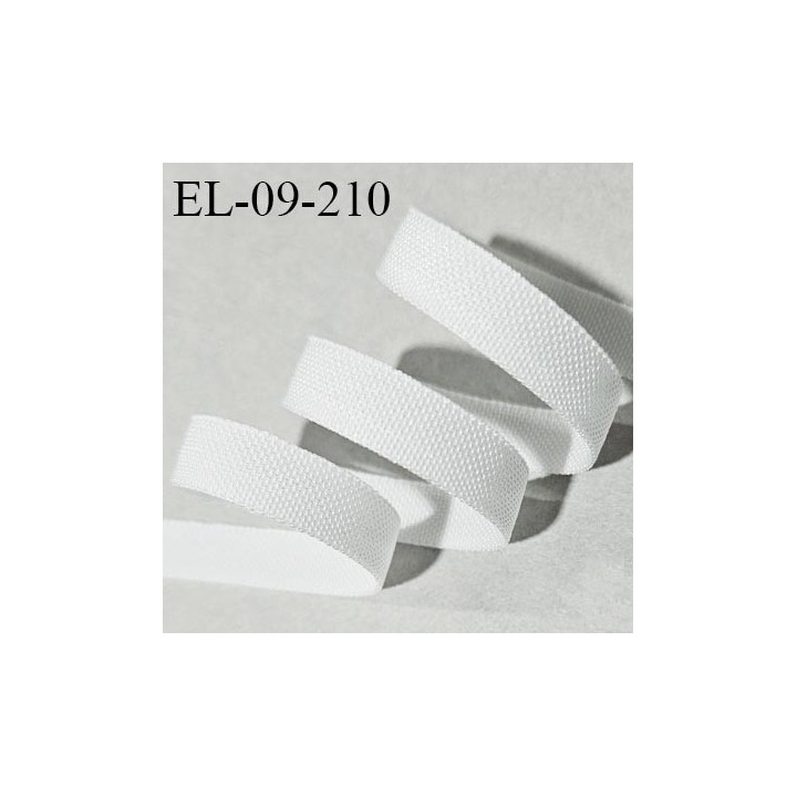 Elastique petit grain 9 mm haut de gamme couleur écru largeur 9 mm allongement +30% prix au mètre