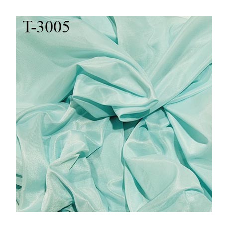 Tissu doublure très haut de gamme largeur 175 cm couleur vert lagon prix pour 10 cm de long et 175 cm de large