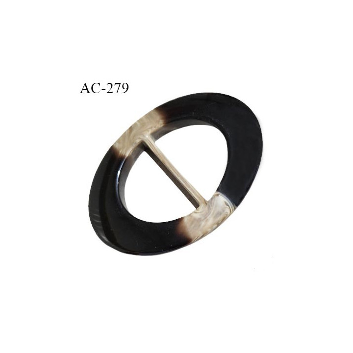 grande boucle ovale pvc couleur marbré superbe longueur 110 mm largeur 80 mm épaisseur 10 mm prix à la pièce