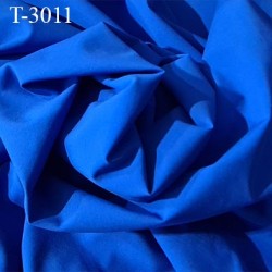 Tissu lycra élasthanne bleu roi haut de gamme 175 gr au m2 largeur 135 cm prix pour 10 cm de longueur et 135 cm de large