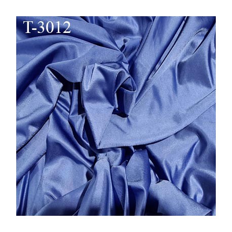 Tissu lycra élasthanne satin brillant bleu lavande très haut de gamme  largeur 160 cm prix pour 10 cm de long et 160 cm de large