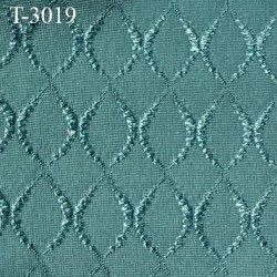 Tissu lycra élasthanne vert motifs haut de gamme 200 gr au m2 largeur 60 cm prix pour 10 cm de longueur et 160 cm de large