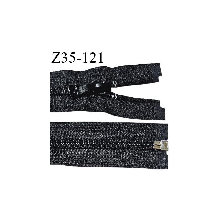 Fermeture 35 cm couleur noir séparable largeur 3.2 cm zip nylon largeur 6.5 mm longueur 35 cm prix à la pièce