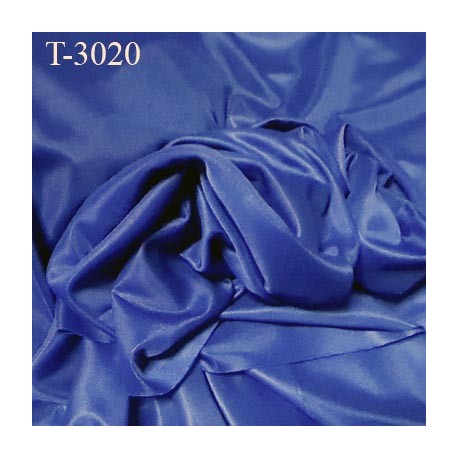 Tissu doublure très haut de gamme largeur 160 cm couleur bleu roi prix pour 10 cm de long et 160 cm de large