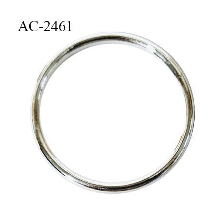 Anneau 35 mm en métal couleur argent diamètre intérieur 35 mm diamètre extérieur 40 mm épaisseur 3 mm prix à l'unité