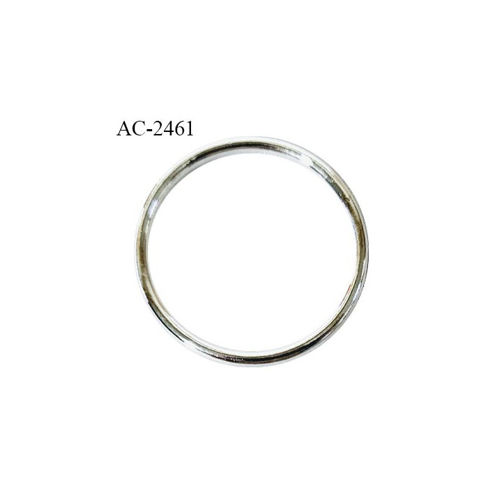 Anneau 35 mm en métal couleur argent diamètre intérieur 35 mm diamètre extérieur 40 mm épaisseur 3 mm prix à l'unité