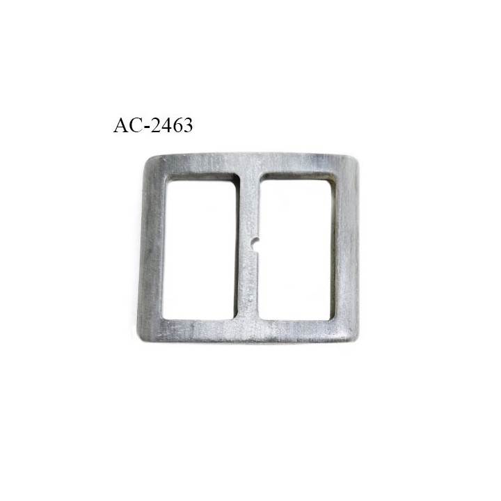 Boucle 40 mm pvc couleur gris largeur intérieure 40 mm largeur extérieure 52 mm hauteur 60 mm prix à l'unité