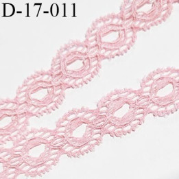 Dentelle 17 mm haut de gamme extensible couleur rose anglais dentelle fine largeur 17 mm prix au mètre