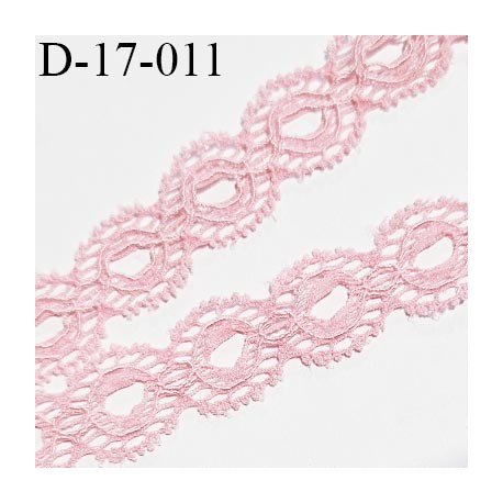 Dentelle 17 mm haut de gamme extensible couleur rose anglais dentelle fine largeur 17 mm prix au mètre