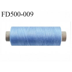 Destockage Bobine 500 m fil Polyester n° 120 couleur bleu 500 mètres bobiné en  France