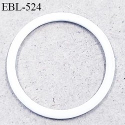 Anneau en métal 11 mm laqué blanc brillant pour soutien gorge diamètre intérieur 11 mm prix à l'unité haut de gamme