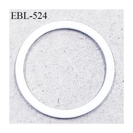Anneau en métal 11 mm laqué blanc brillant pour soutien gorge diamètre intérieur 11 mm prix à l'unité haut de gamme