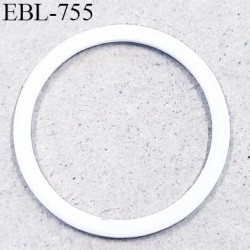 Anneau en métal 15 mm laqué blanc brillant pour soutien gorge diamètre intérieur 15 mm prix à l'unité haut de gamme