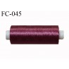 bobine de fil nylon solide couleur prune bordeaux longueur de 500 mètres fabriqué en France