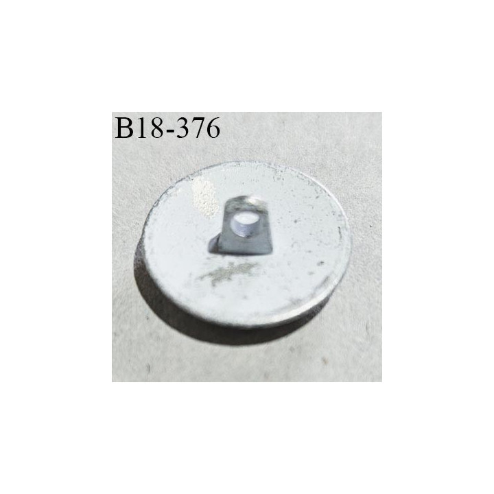 Bouton 18 mm couleur blanc et doré light accroche avec un anneau diamètre 18 mm épaisseur 2 mm prix à la pièce