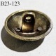 Bouton 23 mm métal avec motif couleur laiton diamètre 23 mm accroche avec un anneau prix à la pièce
