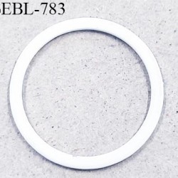 Anneau en métal 16 mm laqué blanc brillant pour soutien gorge diamètre intérieur 16 mm prix à l'unité haut de gamme