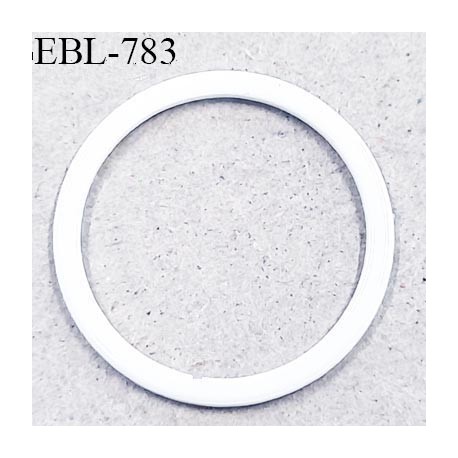 Anneau en métal 16 mm laqué blanc brillant pour soutien gorge diamètre intérieur 16 mm prix à l'unité haut de gamme