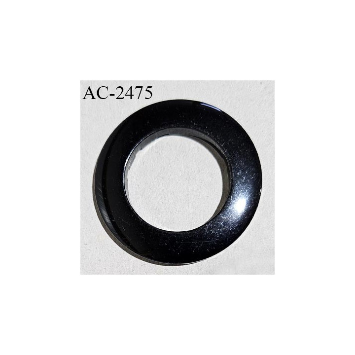 Anneau 27 mm haut de gamme rayures noires et blanches diamètre intérieur 27 mm diamètre extérieur 45 mm épaisseur 5 mm