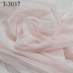 Marquisette tulle spécial lingerie haut de gamme 100% polyamide couleur rose largeur 150 cm prix pour 10 cm