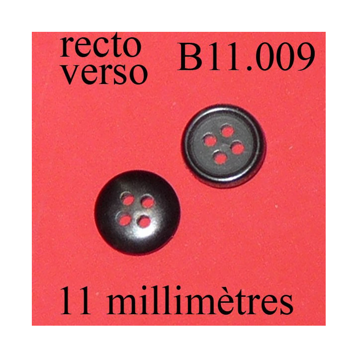 bouton 11 mm 4 trous