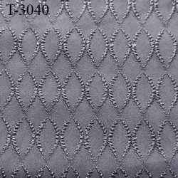Tissu lycra élasthanne gris motifs haut de gamme 200 gr au m2 largeur 160 cm prix pour 10 cm de longueur et 160 cm de large