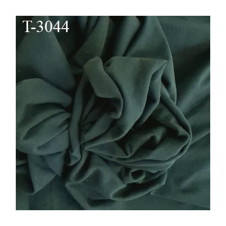 Tissu coton jersey spécial lingerie fond de culotte vert bouteille largeur 155 cm poids m2 135 gr prix 10 cm de long par 155 cm