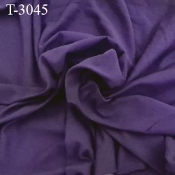 Tissu coton jersey spécial lingerie fond de culotte violet largeur 155 cm poids m2 135 gr prix 10 cm de long par 155 cm
