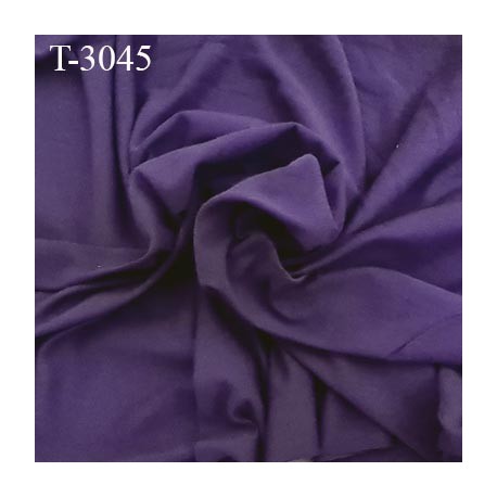 Tissu coton jersey spécial lingerie fond de culotte violet largeur 155 cm poids m2 135 gr prix 10 cm de long par 155 cm