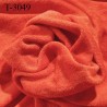 Tissu jersey éponge coton épaisseur 2 mm corail très haut gamme largeur 190 cm 220 grs au m2 prix pour 10 cm de longueur