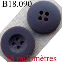 bouton 18 mm couleur marron foncé 4 tous diamètre 18 mm