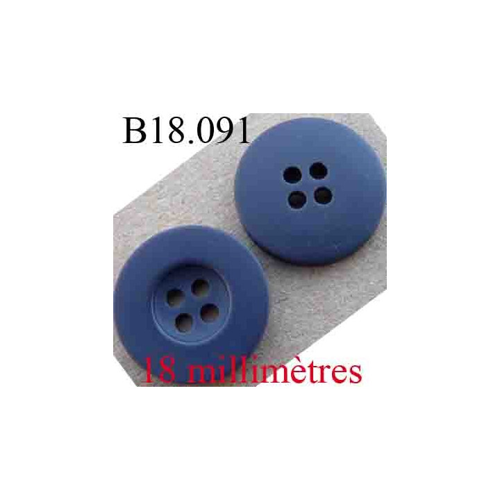 bouton 18 mm couleur gris foncé tirant sur le violet 4 tous diamètre 18 mm
