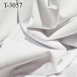 Tissu lycra élasthanne blanc très haut de gamme 260 gr au m2 largeur 150 cm prix pour 10 cm de longueur et 150 cm de large