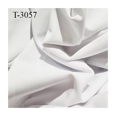 Tissu lycra élasthanne blanc très haut de gamme 260 gr au m2 largeur 150 cm prix pour 10 cm de longueur et 150 cm de large