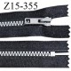 Fermeture zip 15 cm couleur noir non séparable largeur 3.2 cm glissière moulée largeur 6 mm longueur 15 cm prix à l'unité