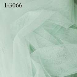 Marquisette tulle spécial lingerie haut de gamme 100% polyamide couleur vert d'eau largeur 150 cm prix pour 10 cm