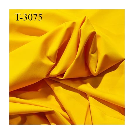 Tissu lycra élasthanne orangé très haut de gamme 170 gr au m2 largeur 140 cm prix pour 10 cm de longueur et 140 cm de large