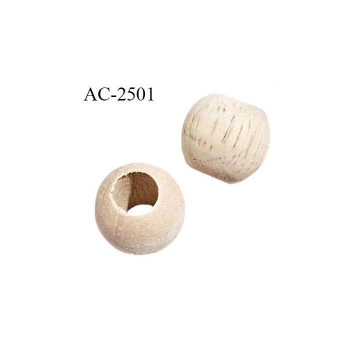 Perle décor bois diamètre extérieur 14 mm diamètre intérieur 6 mm prix à l'unité hauteur 12 mm prix à l'unité