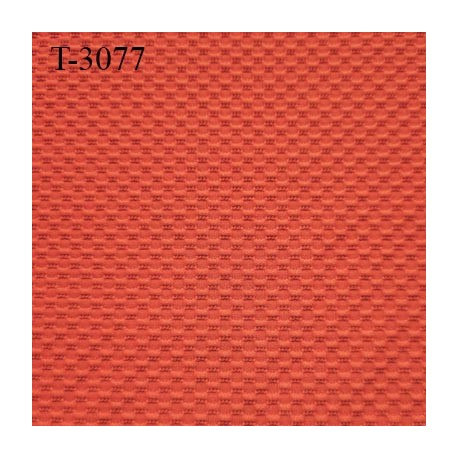 Tissu maillot de bain et lingerie très haut de gamme couleur corail largeur 120 cm 270 grs au m2 prix pour 10 centimètres