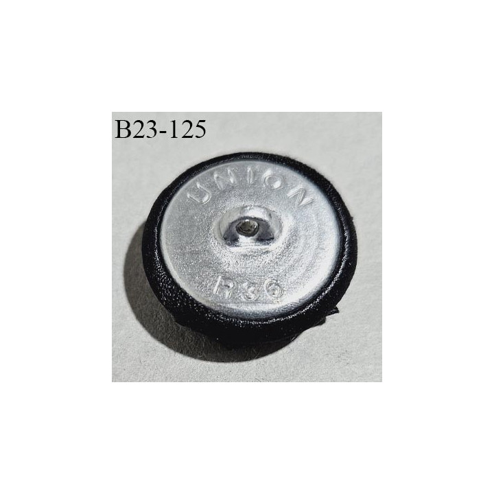 Bouton 23 mm recouvert de tissu noir avec un sequin au centre diamètre 23 mm accroche avec un anneau prix à la pièce