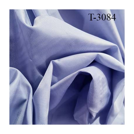 Tissu doublure très haut de gamme largeur 155 cm couleur bleu et blanc a rayure prix pour 10 cm de long et 155 cm de large