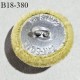 Bouton 18 mm couleur mordoré style velours accroche avec un anneau diamètre 18 mm épaisseur 8 mm prix à la pièce