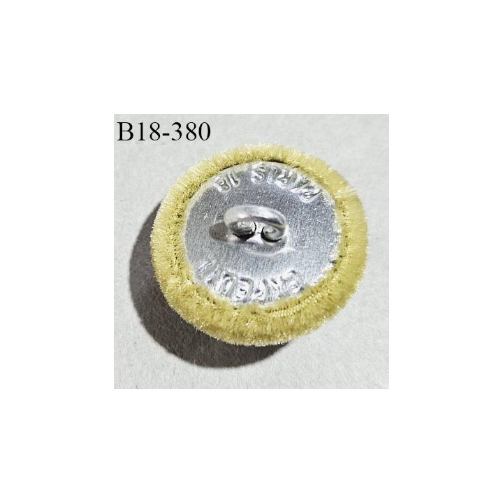 Bouton 18 mm couleur mordoré style velours accroche avec un anneau diamètre 18 mm épaisseur 8 mm prix à la pièce